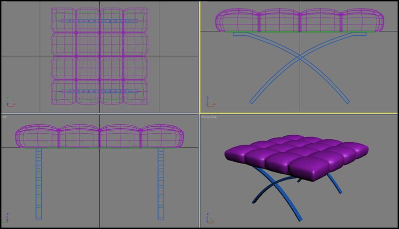 Modeling a Stool in 3DS MAX