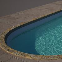 How to create a swimming pool model with 3ds max